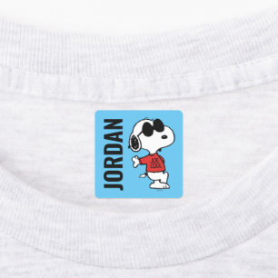 Snoopy "Joe Cool" Stehend Etiketten