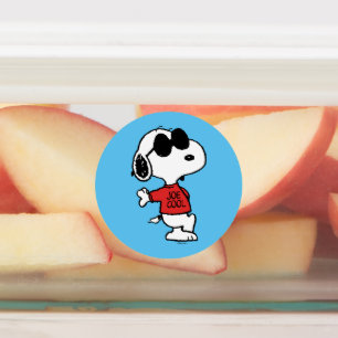 Snoopy "Joe Cool" Stehend Etiketten