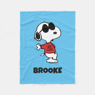 Snoopy "Joe Cool" stehend Fleecedecke