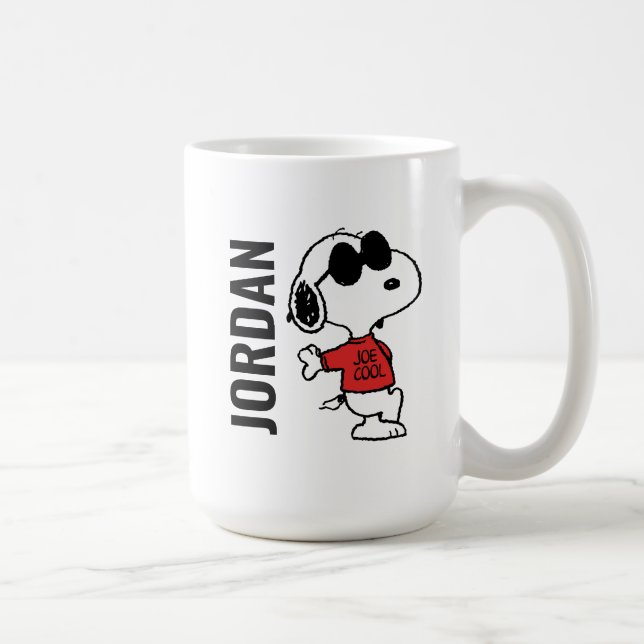 Snoopy "Joe Cool" Stehend Kaffeetasse (Rechts)