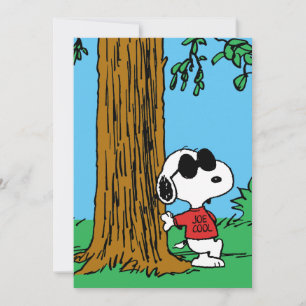 Snoopy "Joe Cool" stehend Karte