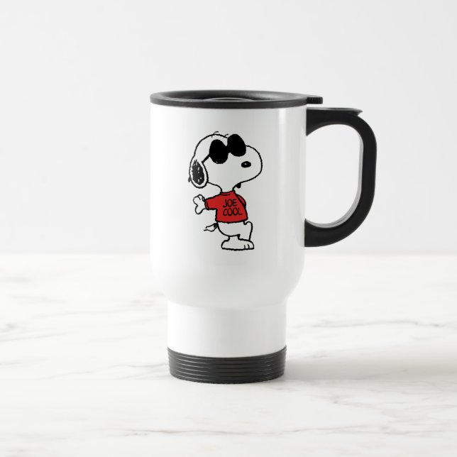 Snoopy "Joe Cool" Stehend Reisebecher (Rechts)