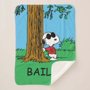 Snoopy "Joe Cool" Stehend Sherpadecke