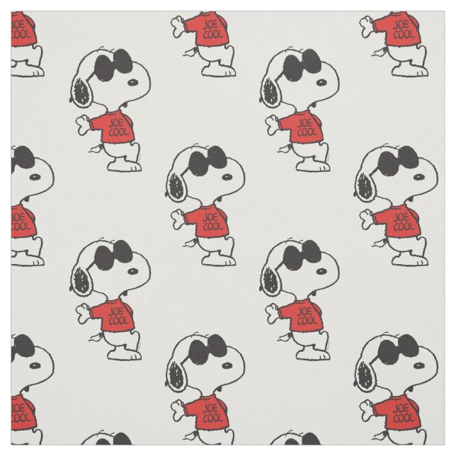 Snoopy "Joe Cool" Stehend Stoff (Muster)