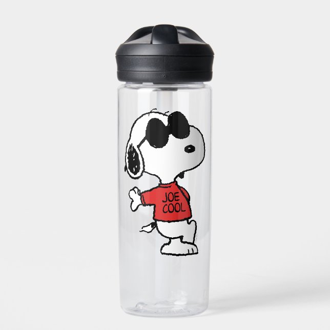 Snoopy "Joe Cool" Stehend Trinkflasche (Vorderseite)