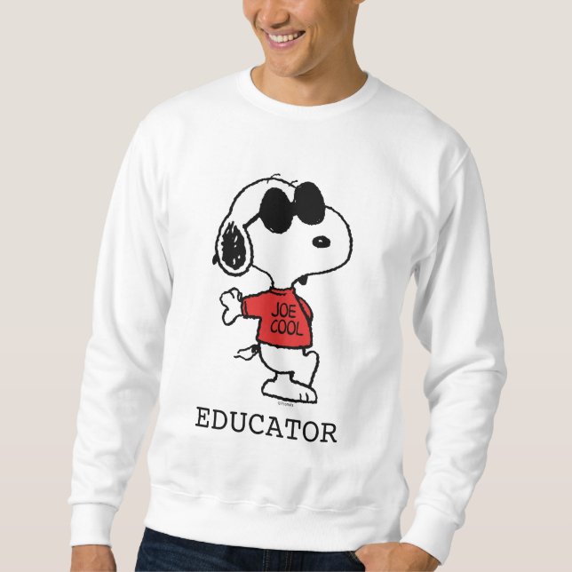 Snoopy "Joe Cool" Teacher Sweatshirt (Vorderseite)