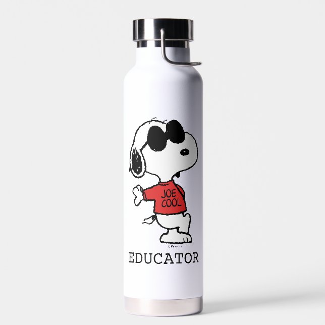 Snoopy "Joe Cool" Teacher Trinkflasche (Links)