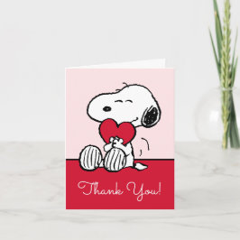Snoopy | Little Sweetheart Baby Shower Thank You C Dankeskarte