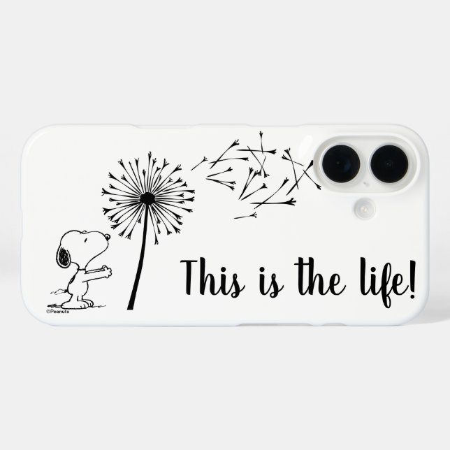 Snoopy mit Kronleuchter Case-Mate iPhone Hülle (Rückseite (Horizontal))
