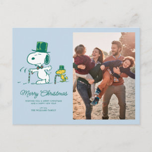 Snoopy Oberhut Pfefferminzbonbon Feiertagspostkarte
