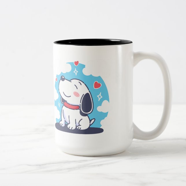 Snoopy Peanuts Kaffee Tasse Cup (Rechts)