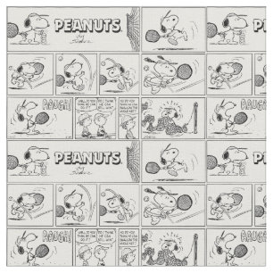 Snoopy Plays Tennis Stoff