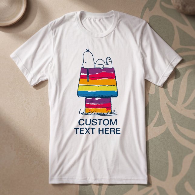 Snoopy | Rainbow Dog House Tri-Blend Shirt (Von Creator hochgeladen)
