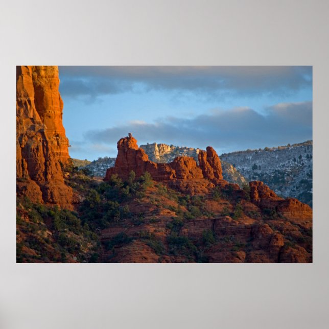 Snoopy Rock in Sedona, AZ 2203 Poster (Vorne)