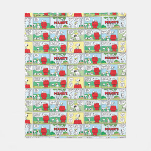 Snoopy & Seine Brüder Andy & Olaf Fleecedecke
