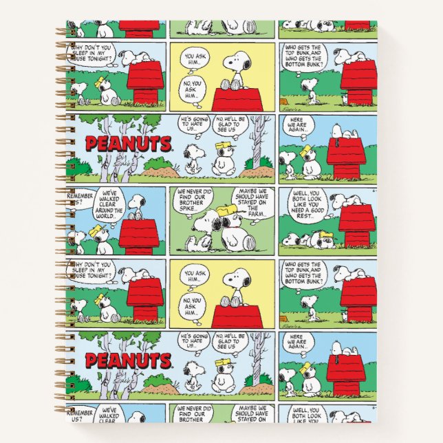 Snoopy & Seine Brüder Andy & Olaf Notizbuch (Vorderseite)
