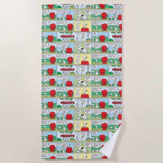 Snoopy & Seine Brüder Andy & Olaf Strandtuch (Vorderseite)