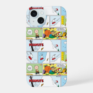 Snoopy Sled Riding Food Disc iPhone 15 Hülle
