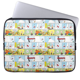 Snoopy Sled Riding Food Disc Laptopschutzhülle