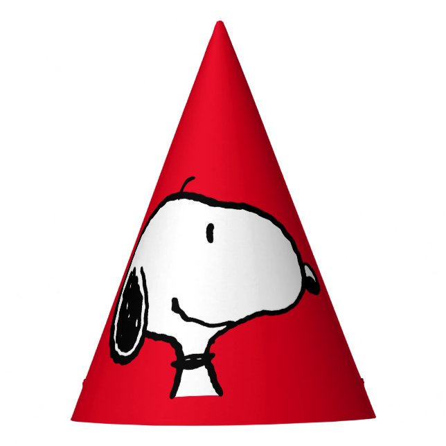 Snoopy Smile Giggle Laugh Partyhütchen (Vorderseite)