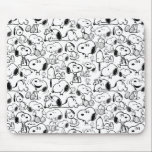 Snoopy Smile Giggle Laugh Pattern Mousepad<br><div class="desc">Schauen Sie sich dieses super niedliche Design mit Snoopy Spaß in verschiedenen Posen an.</div>