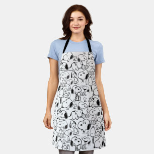 Snoopy Smile Giggle Laugh Pattern Schürze