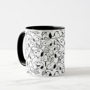 Snoopy Smile Giggle Laugh Pattern Tasse