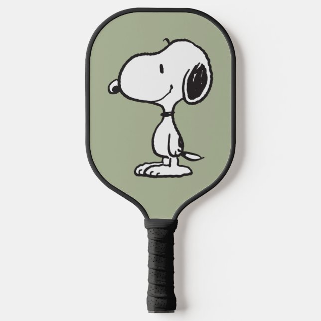 Snoopy Smile Giggle Laugh Pickleball Schläger (Vorderseite)