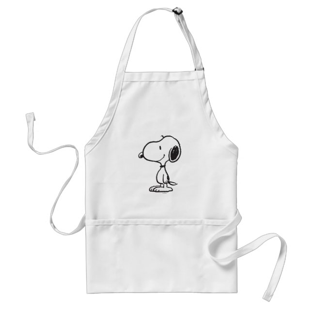 Snoopy Smile Giggle Laugh Schürze (Vorne)