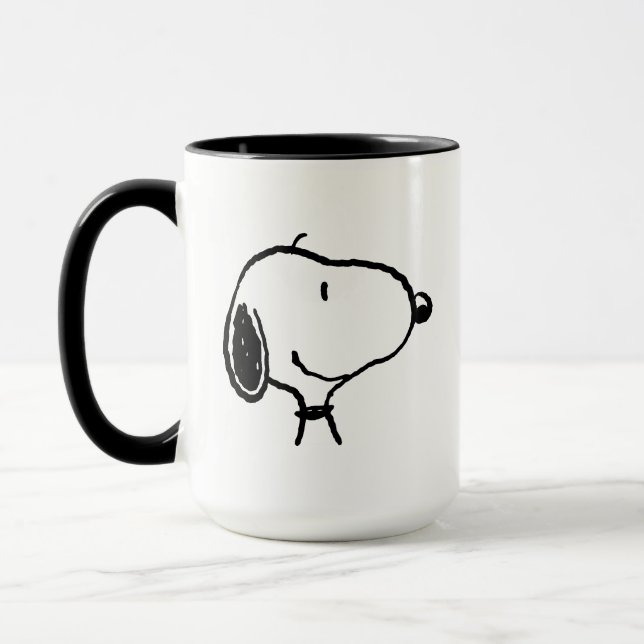 Snoopy Smile Giggle Laugh Tasse (Links)