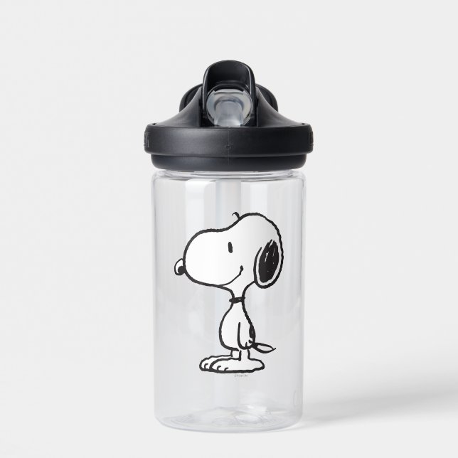 Snoopy Smile Giggle Laugh Trinkflasche (Vorne)