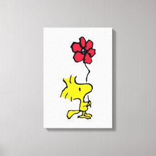 Snoopy So Sweet Blume Muster Leinwanddruck