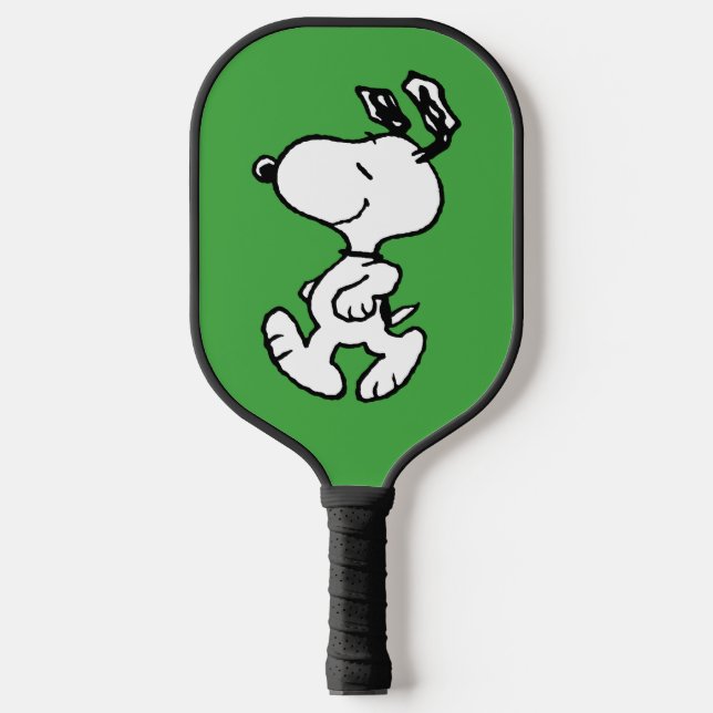 Snoopy So Sweet Blume Muster Pickleball Schläger (Vorderseite)
