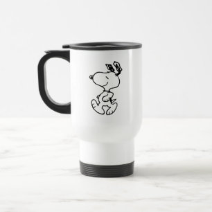 Snoopy So Sweet Blume Muster Reisebecher