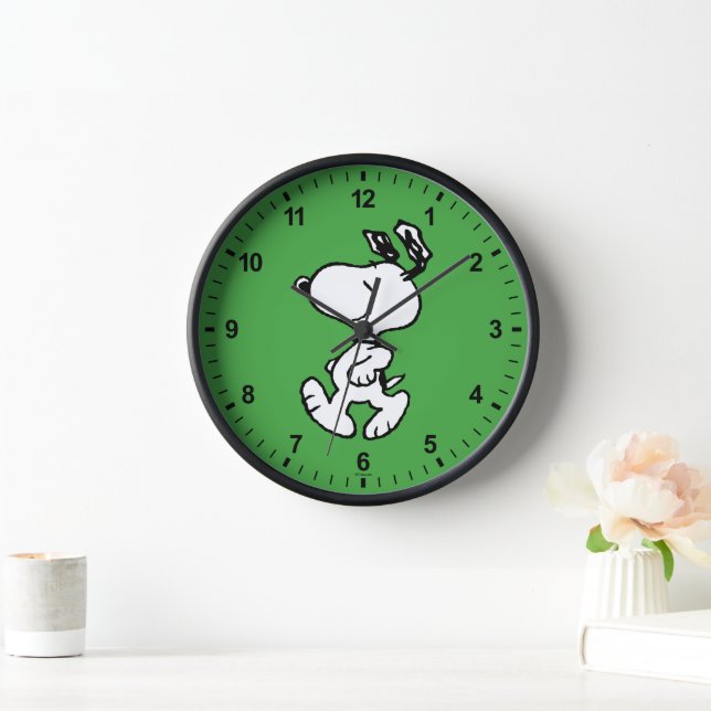 Snoopy So Sweet Blume Muster Uhr (Zuhause)