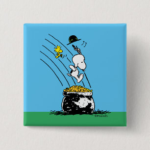 Snoopy springt in den Pot of Gold Button