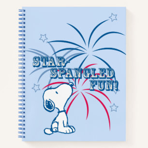 Snoopy Star Spangled Fun Notizbuch