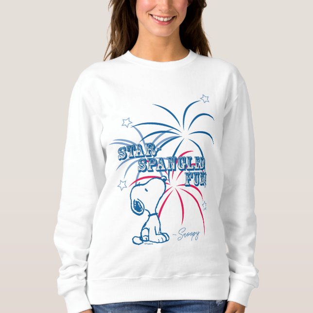 Snoopy Star Spangled Fun Sweatshirt (Vorderseite)