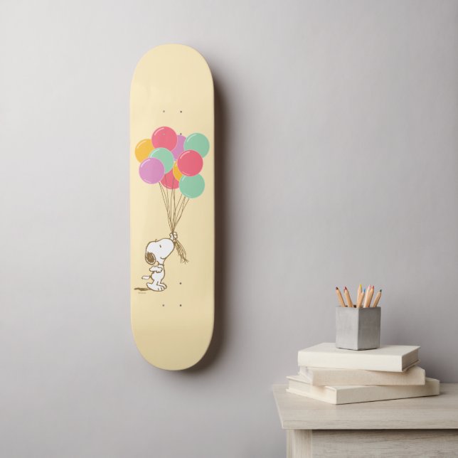 Snoopy und Balloons Skateboard (Wandkunst)