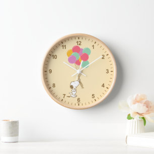 Snoopy und Balloons Uhr