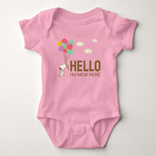 Snoopy und Luftballons Baby Strampler