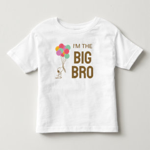 Snoopy und Luftballons   Ich bin der große Bruder Kleinkind T-shirt