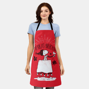 Snoopy und Woodstock - Merry & Bright Schürze