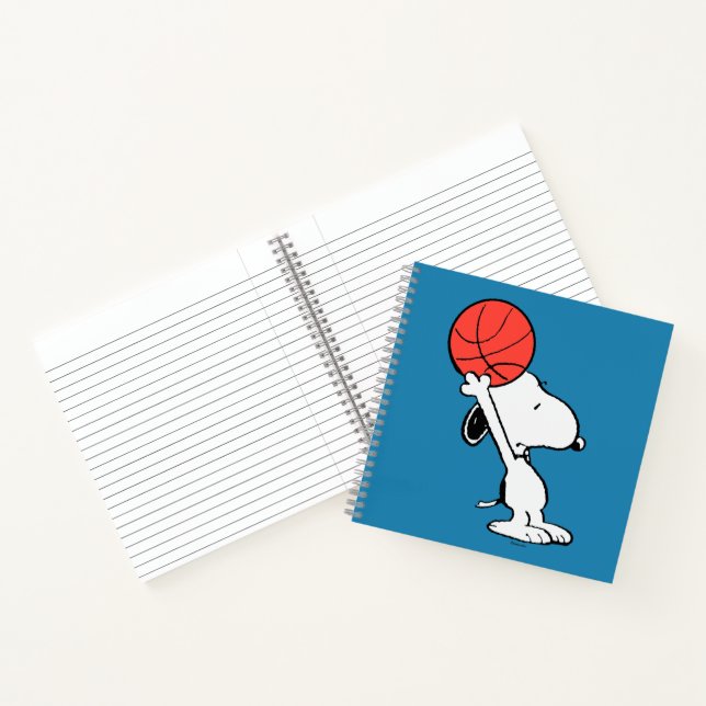 Snoopy Varsity Sports Basketball Notizbuch (Innenseite)