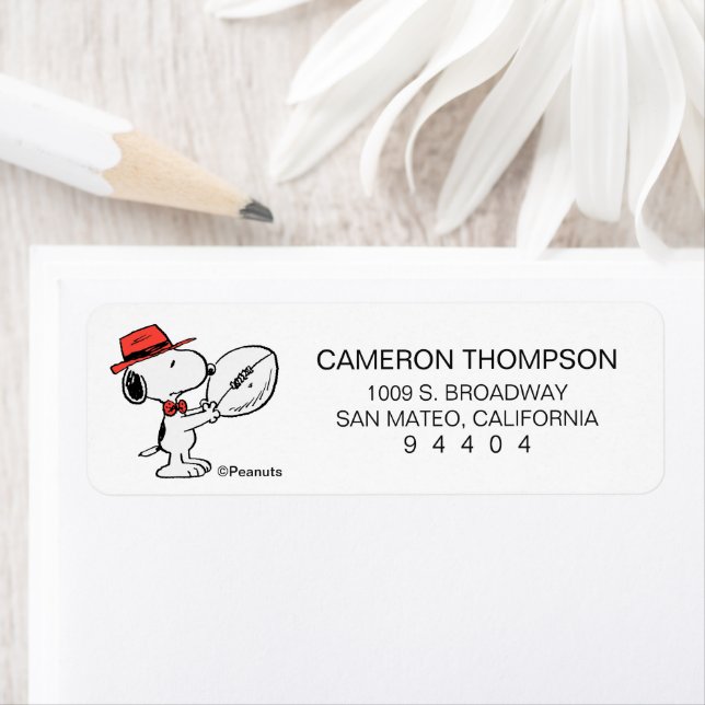 Snoopy Varsity Sports Football (Insitu)