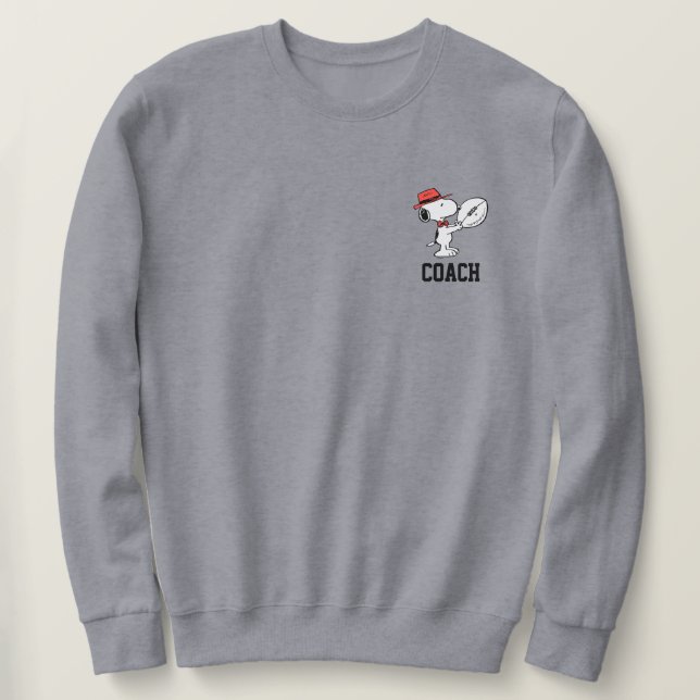 Snoopy Varsity Sports Football Sweatshirt (Design vorne)