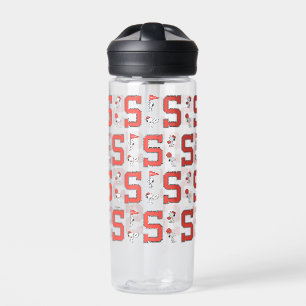 Snoopy Varsity Sports Pattern Trinkflasche