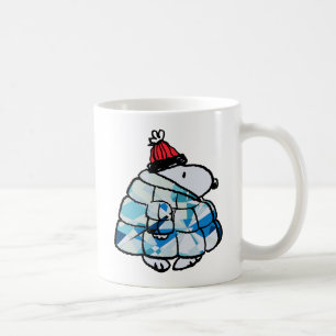 Snoopy Winter Gem Puffer Jacke Kaffeetasse