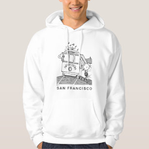 Snoopy, Woodstock & Charlie Brown auf einem Trolle Hoodie