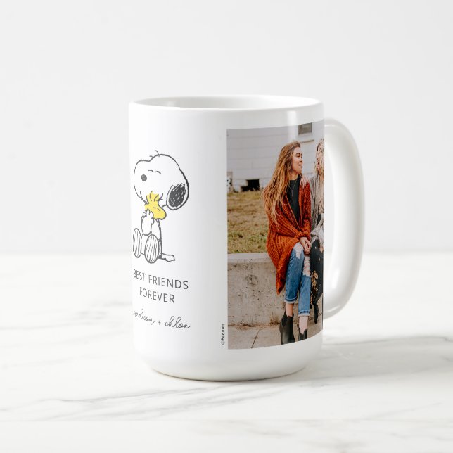 Snoopy & Woodstock | Die besten Freunde - Foto Kaffeetasse (VorderseiteRechts)